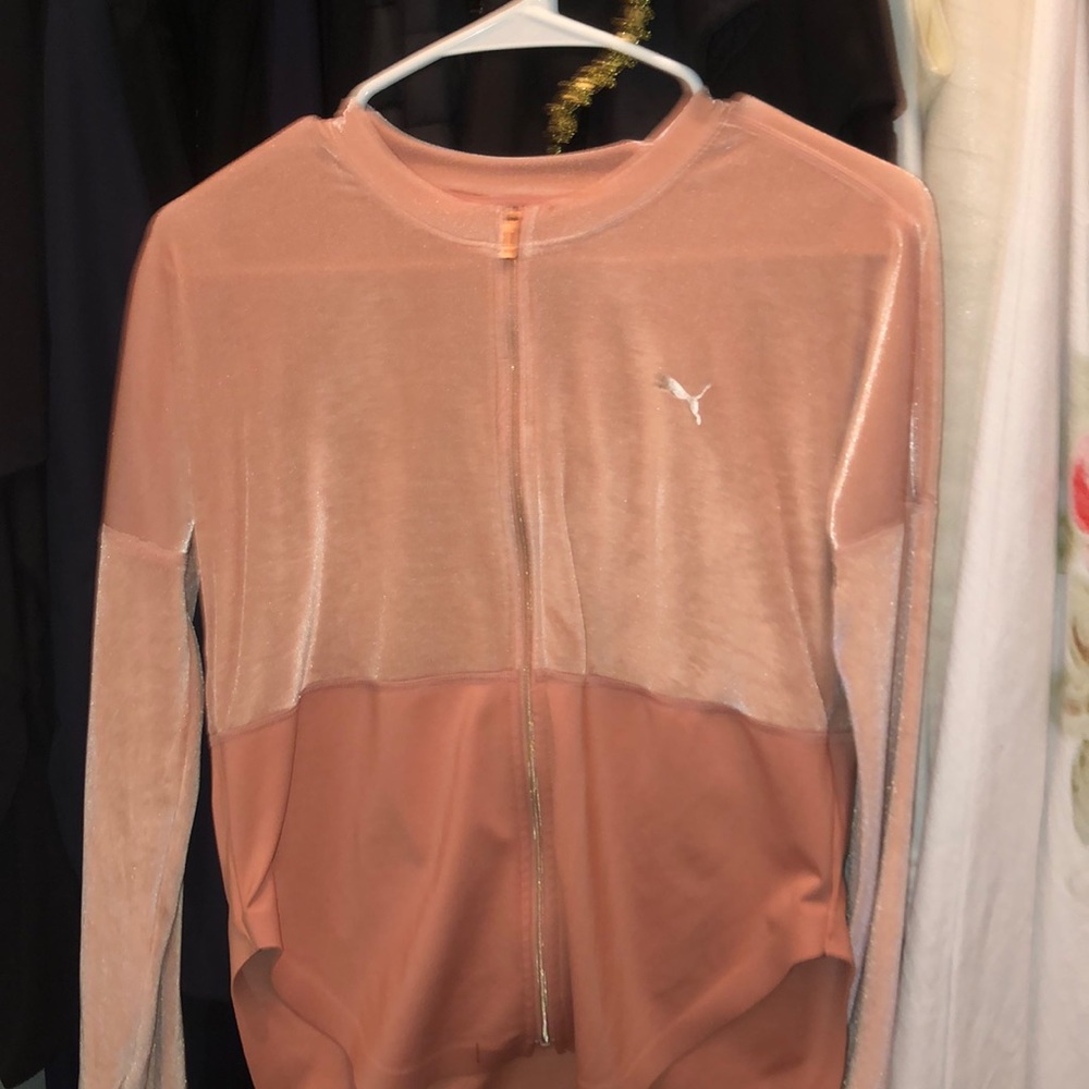 pink velvet sweater